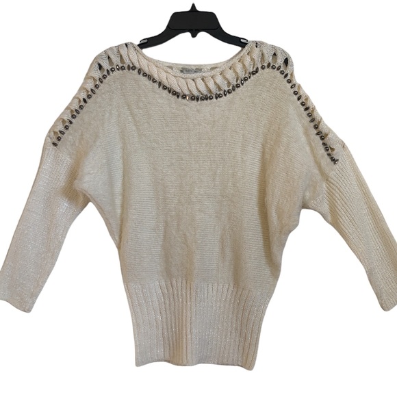 Alberto Makali Sweaters - Alberto makali studded dolman sweater
